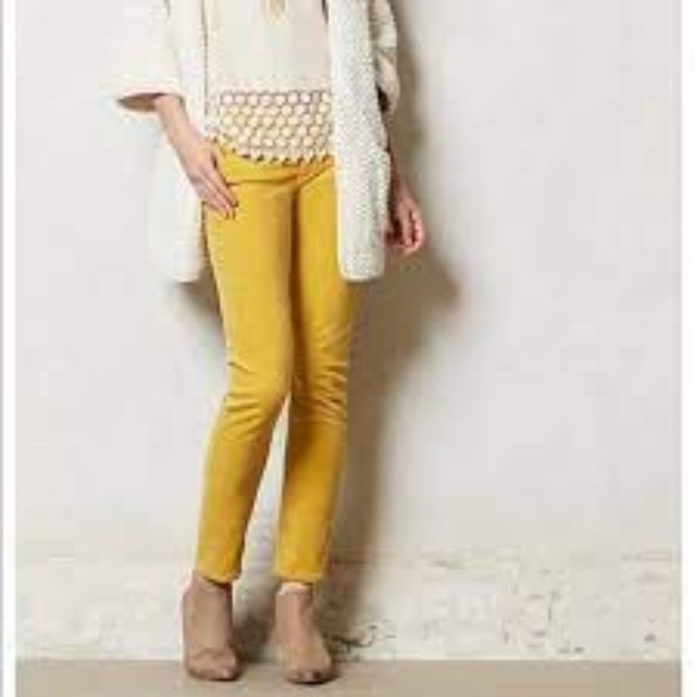 AG Gold The Stevie corduroy slim straight pants size 29